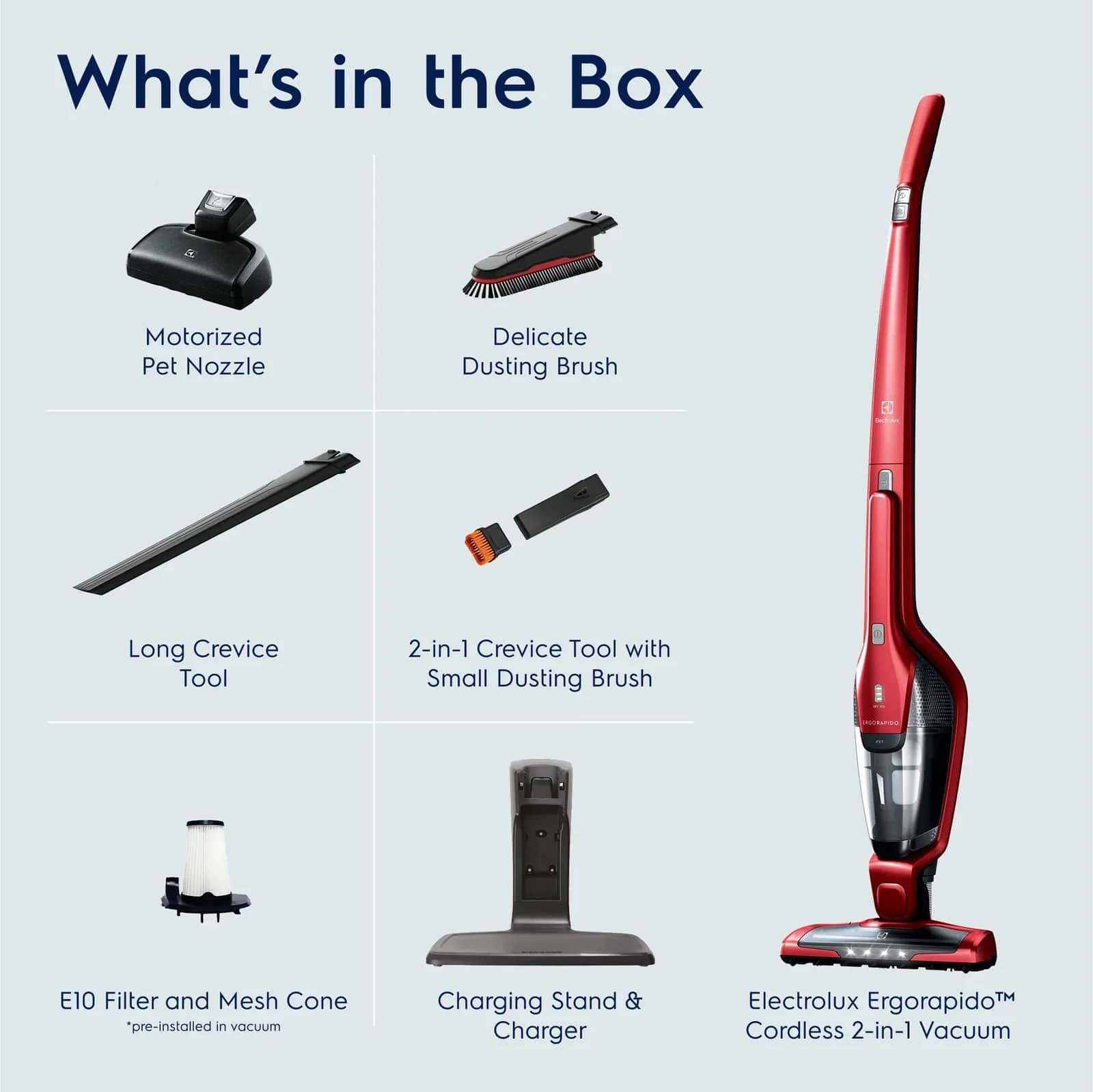 Ergorapido Pet Vacuum