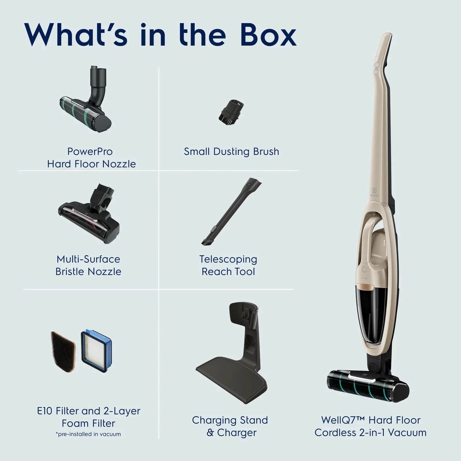 WellQ7 Hard Floor Vacuum