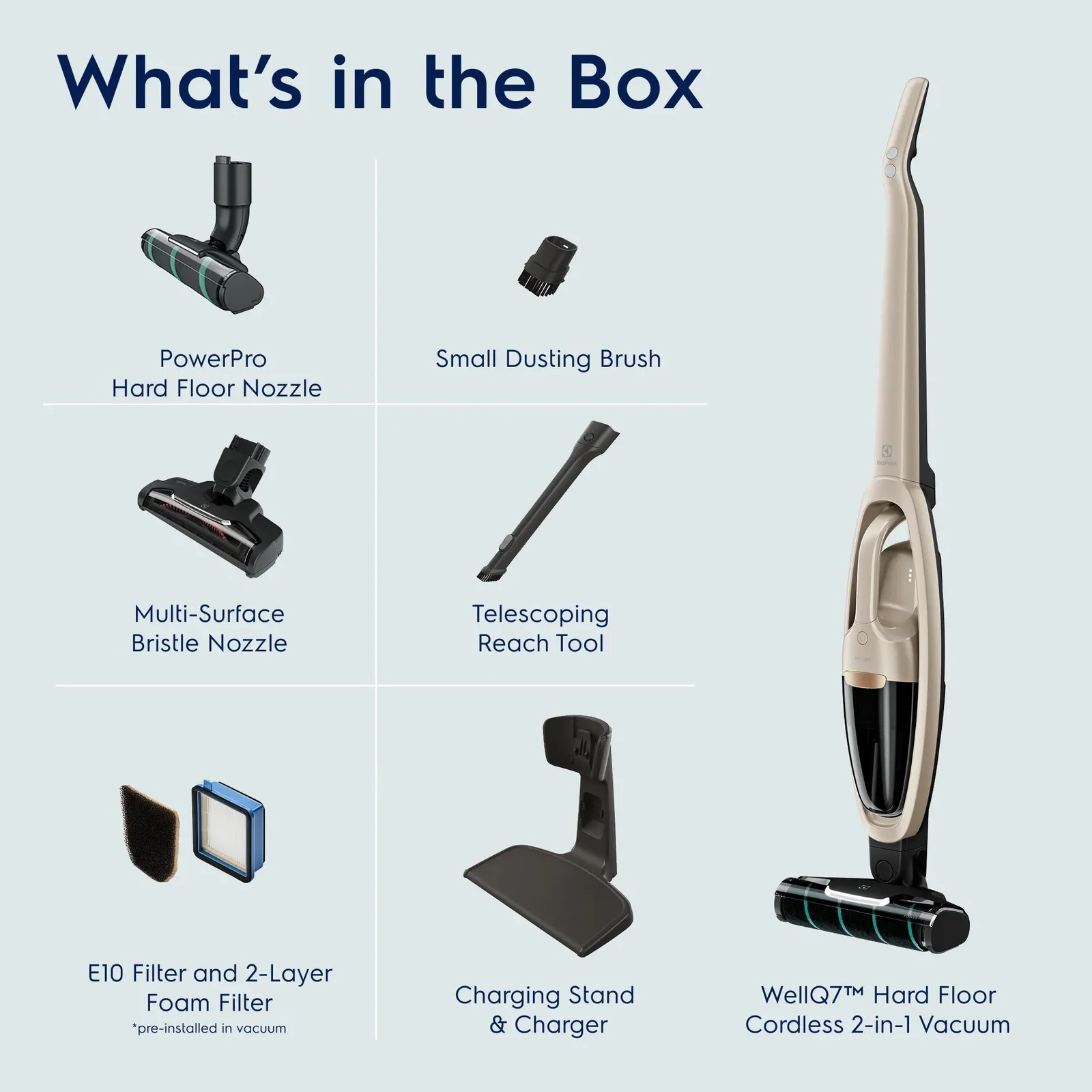 WellQ7 Hard Floor Vacuum