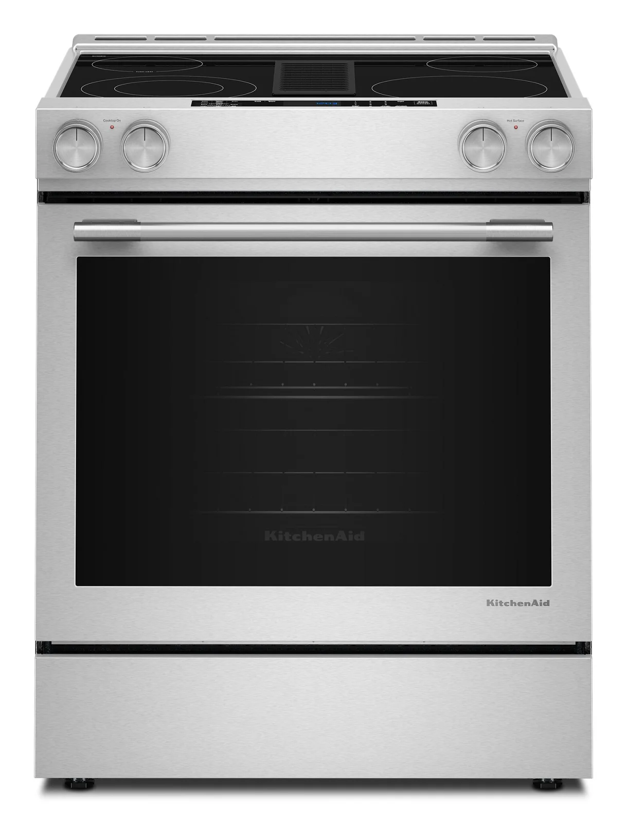 30-inch 4-element Electric Downdraft Slide-in Range