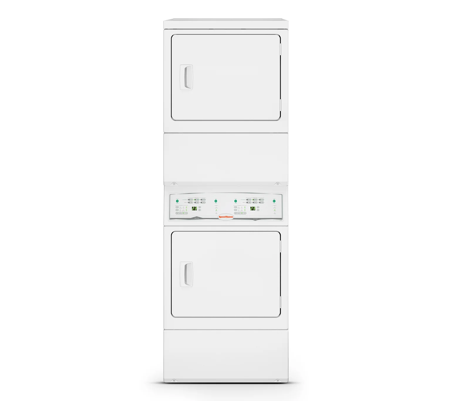 Stacked GAS DRYERS - Electronic Controls - Solid Doors - NON-VENDED