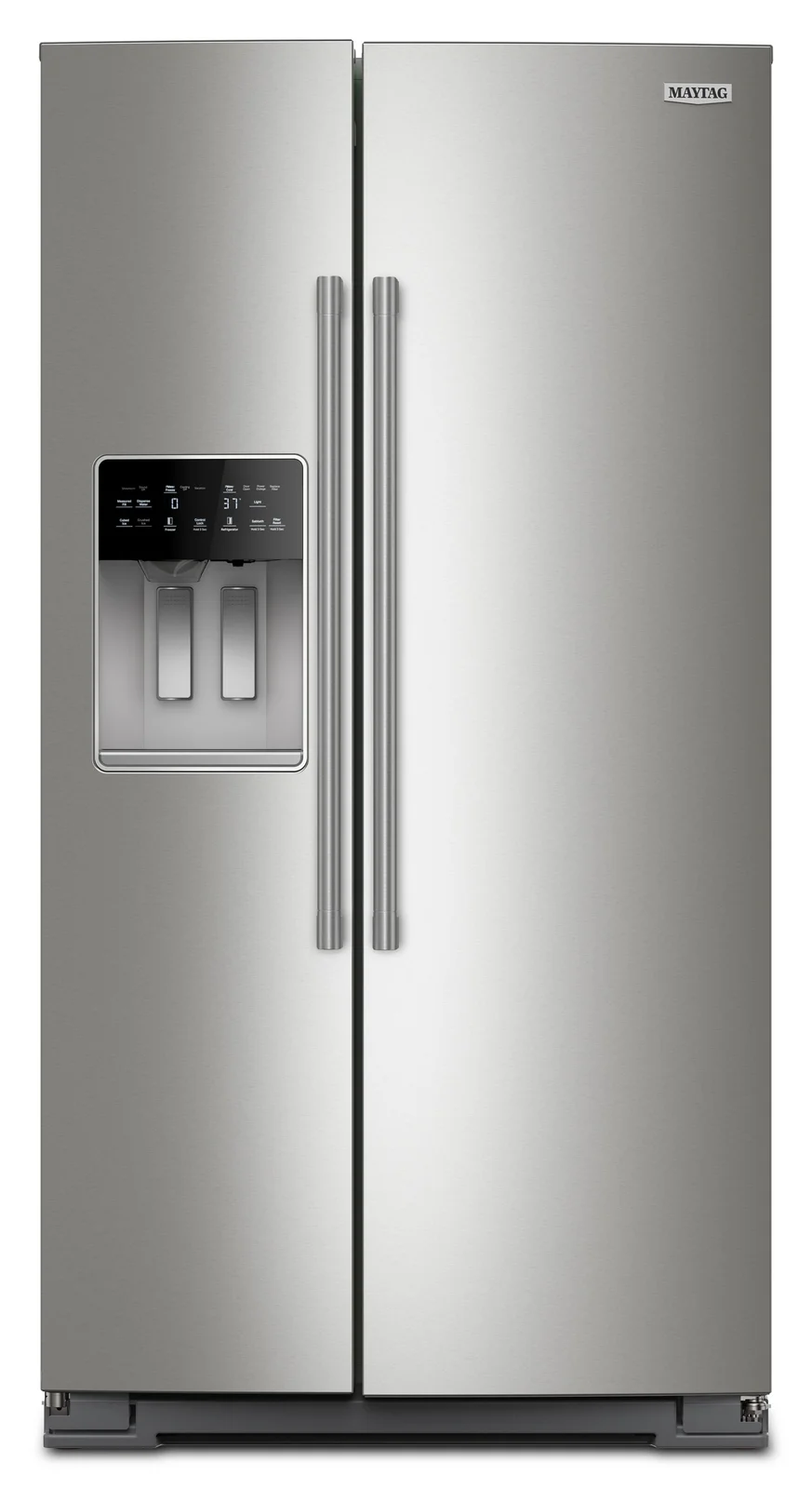 36-inch Wide Full-Depth Side-by-Side Refrigerator with Arctic Blue Interior - 28.7 Cu. Ft.
