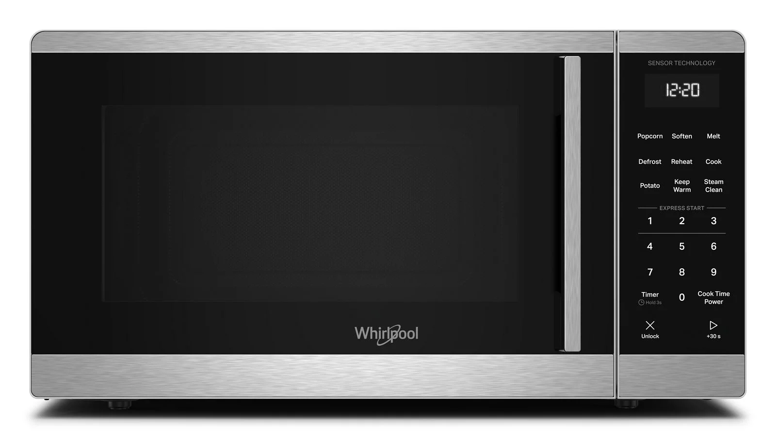 1.1 cu. ft. Stainless Steel Countertop Microwave with Sensor Cooking - 1000 watt